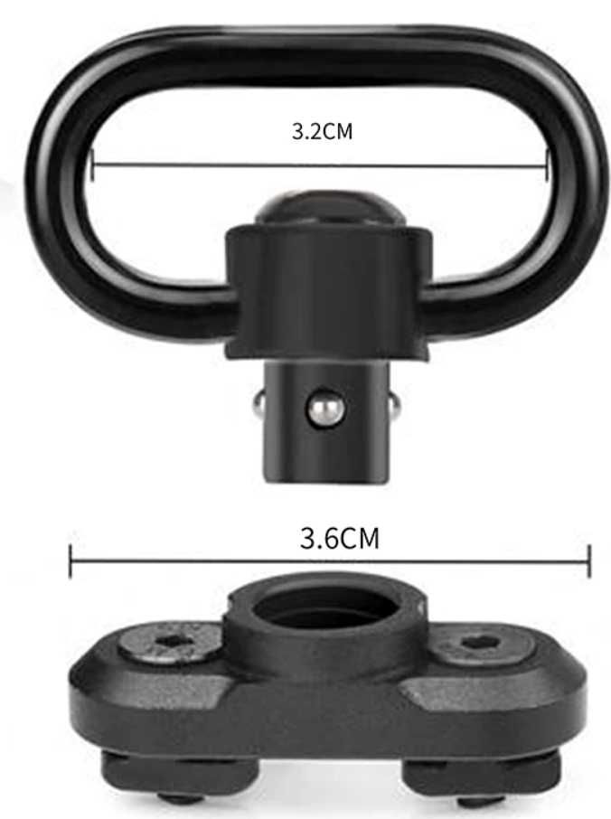 Антабка QD быстросьем+база M-LOCK.