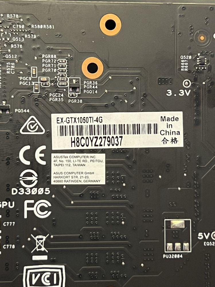 Відеокарта Asus GTX 1050 Ti 4GB GDDR5