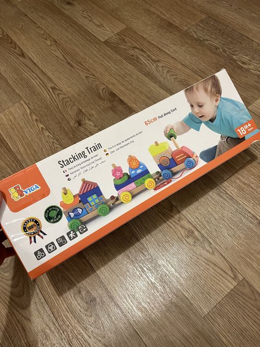 Потяг сортер viga toys