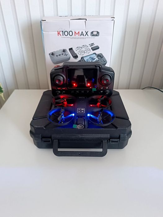 Dron z kamerą K100 MAX Stabilny Lot NOWY Prezent