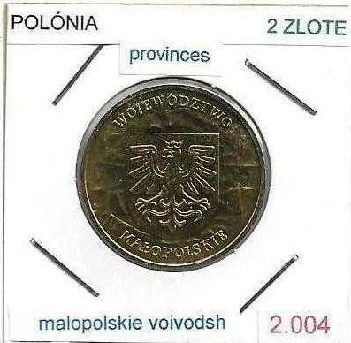 Moedas - - - Polónia - - - "Armas das Voivodias" (Estados Feudais)