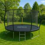 Trampolina ogrodowa duża premium 465cm bezpieczna siatka mocna dzieci