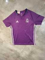 Koszulka t-shirt unisex piłkarski klubowy Adidas Real Madryt r.  140cm
