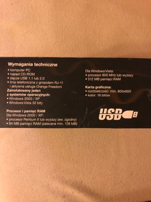 Zestaw instalacyjny z modemem USB Siemens A 100
