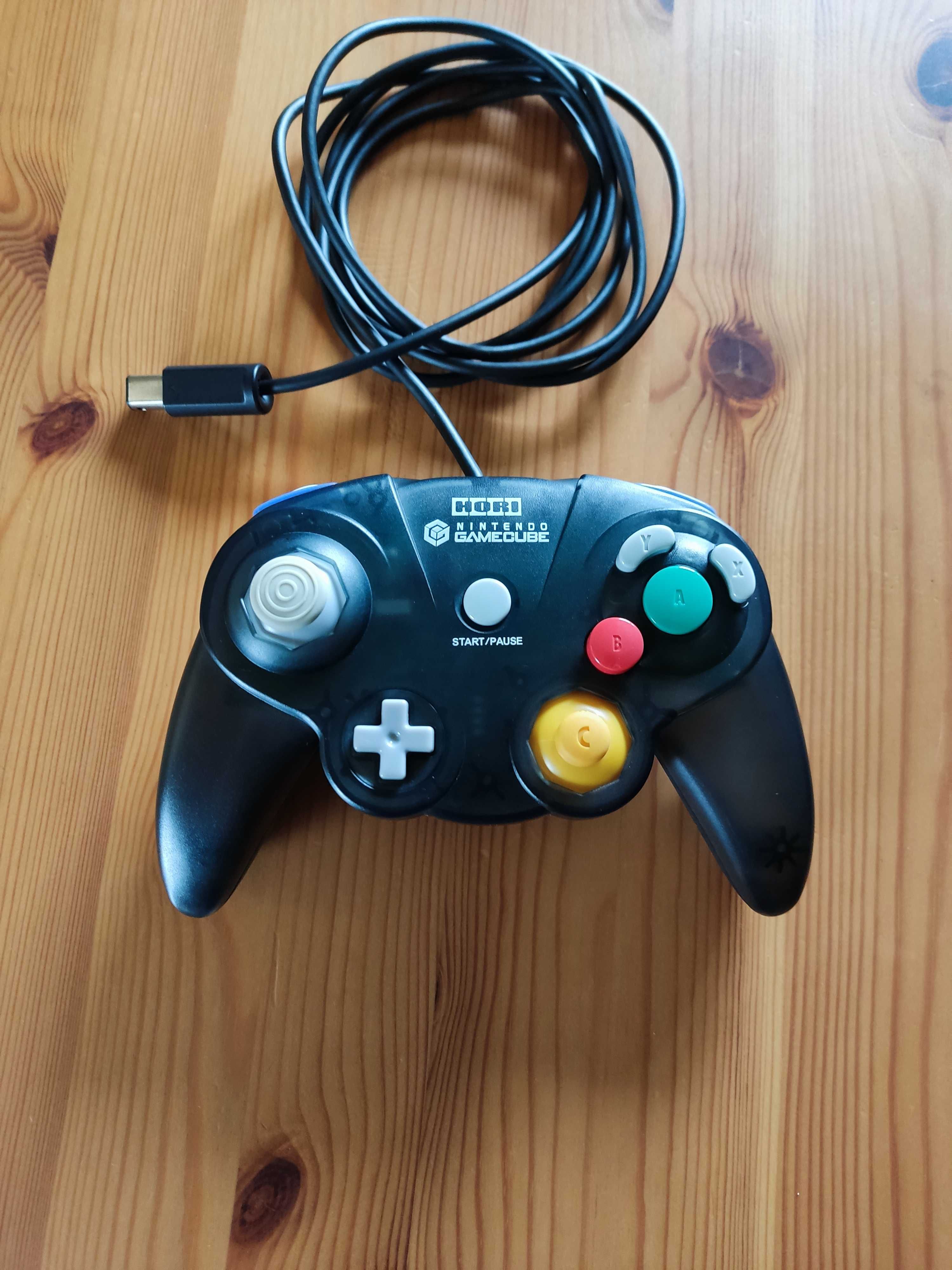 HORI PAD CUBE Clear Black Nintendo GameCube Gamepad