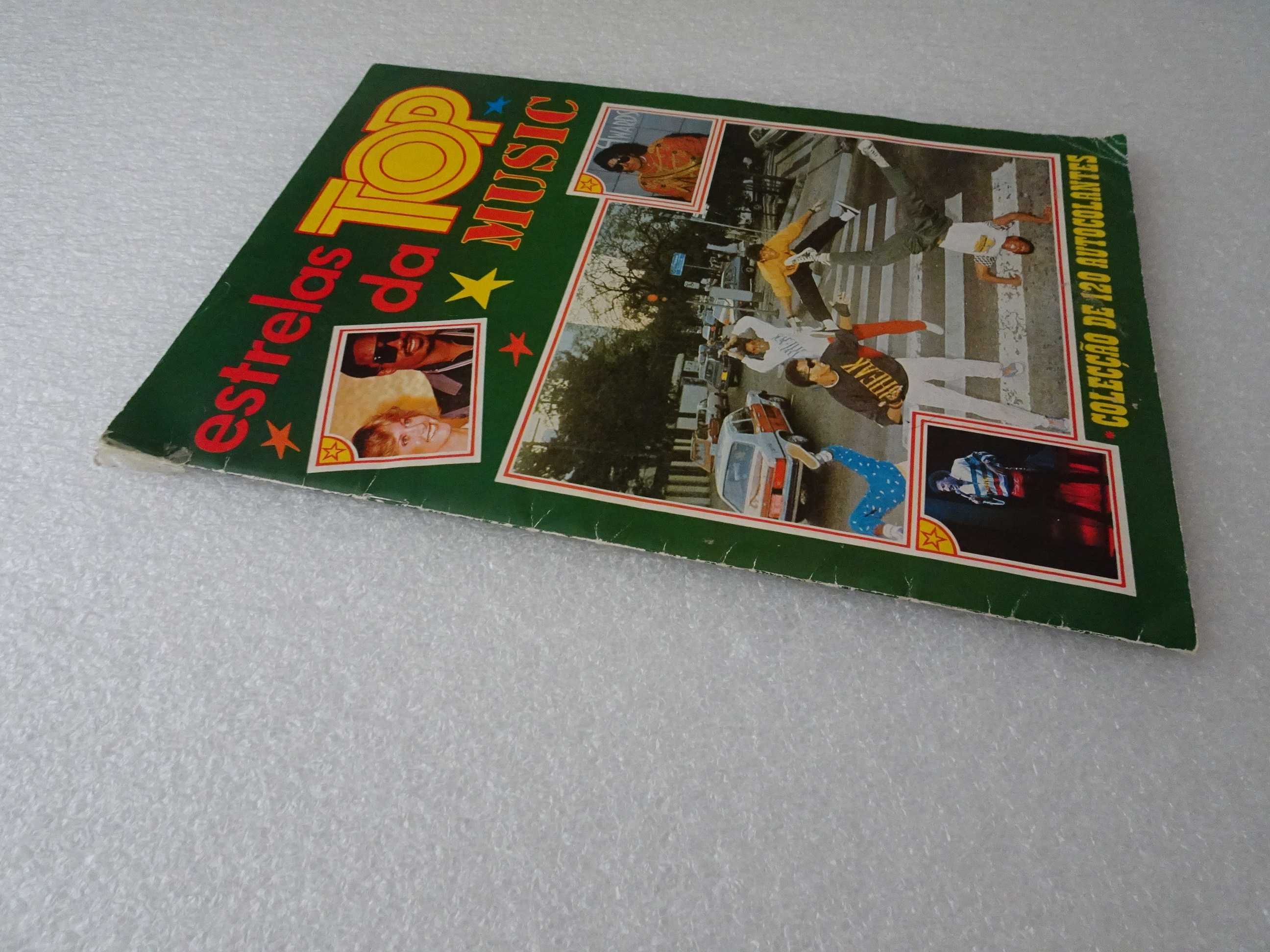 Caderneta de cromos Estrelas da Top Music (faltam 43 cromos)