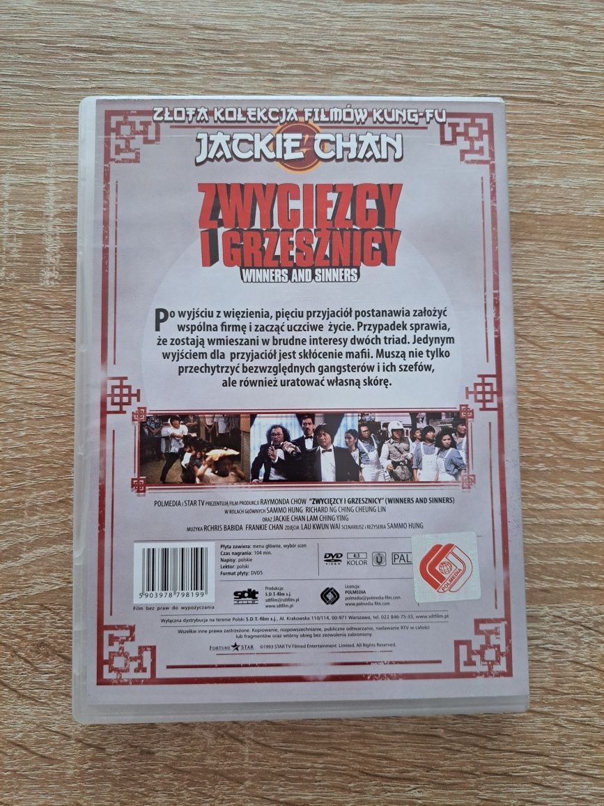 Zwycięzcy I Grzesznicy- Jackie Chan- Film Dvd Polski Lektor Unikat