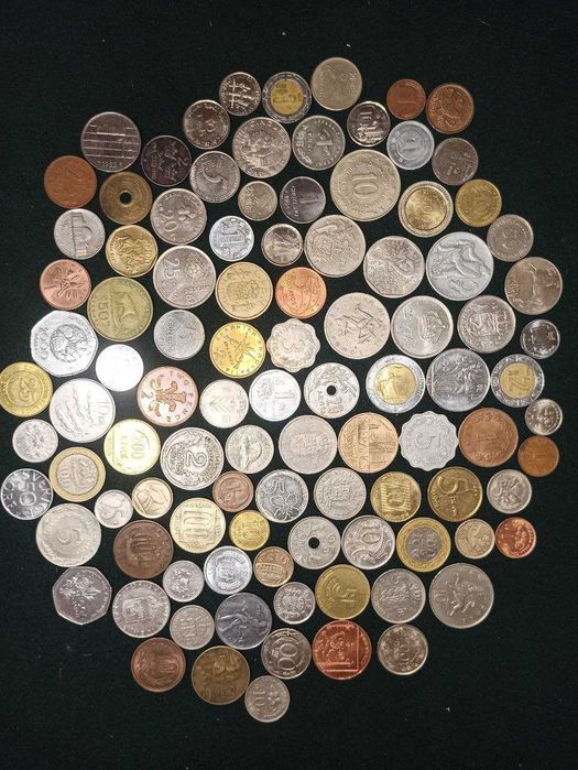 Набір монет світу 100 шт. - без повторів / набір №34
