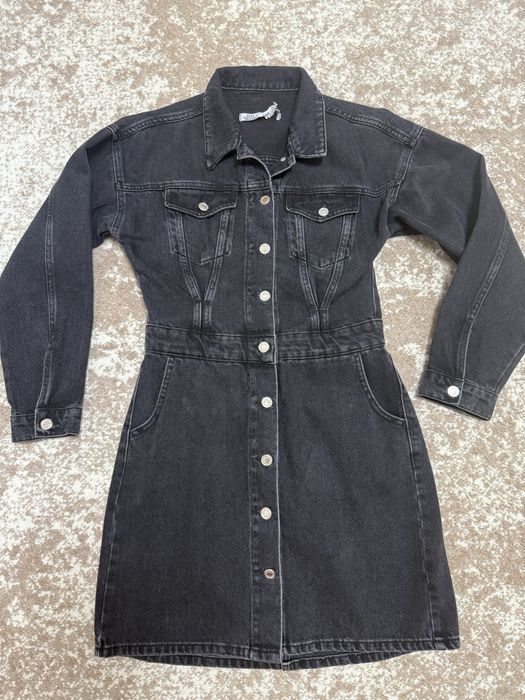 Джинсовий піджак подовжений