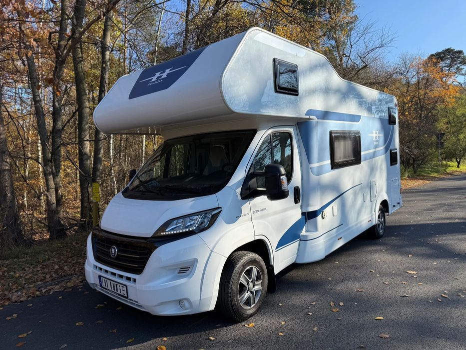 Hobby Kamper,camper I właściciel garażowany 6-osób  I właściciel,salon Polska serwis,rtv ,2x klima ,kamera,bezwypadkowy