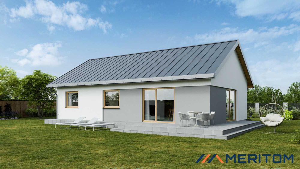 KONSTRUKCJA dom modułowy drewniany szkieletowy parterowy PARTERO 110