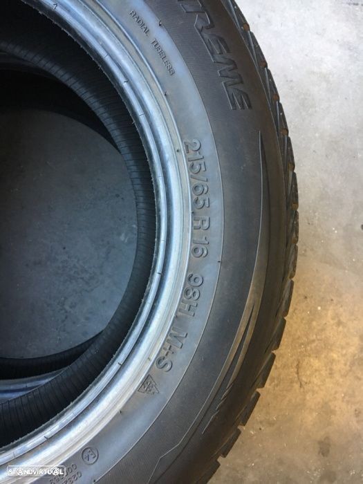 2 pneus semi novos 215/65r16 - entrega grátis 100 EUROS