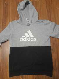 Bawełniana bluza z kapturem adidas r.176 junior