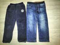 Утеплённые джинсы для мальчика р.104-110.