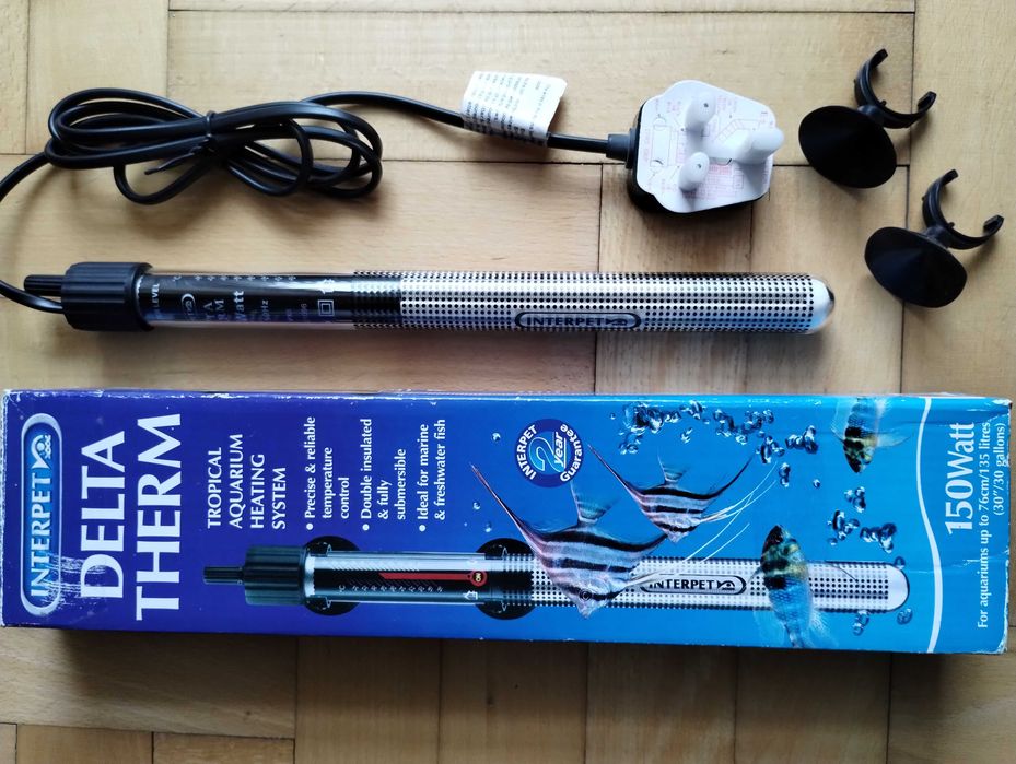 Grzałka 150 Watt do dużego akwarium