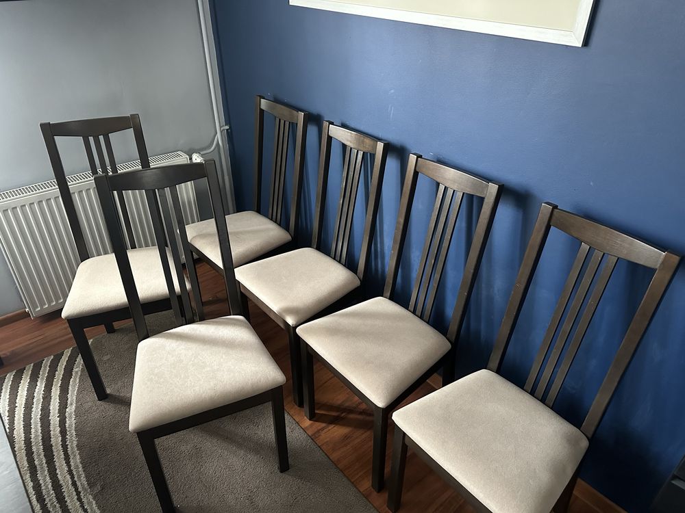 Stół rozkladany Ikea plus krzesła