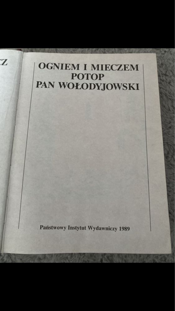 Książka Trylogia Henryk Sienkiewicz