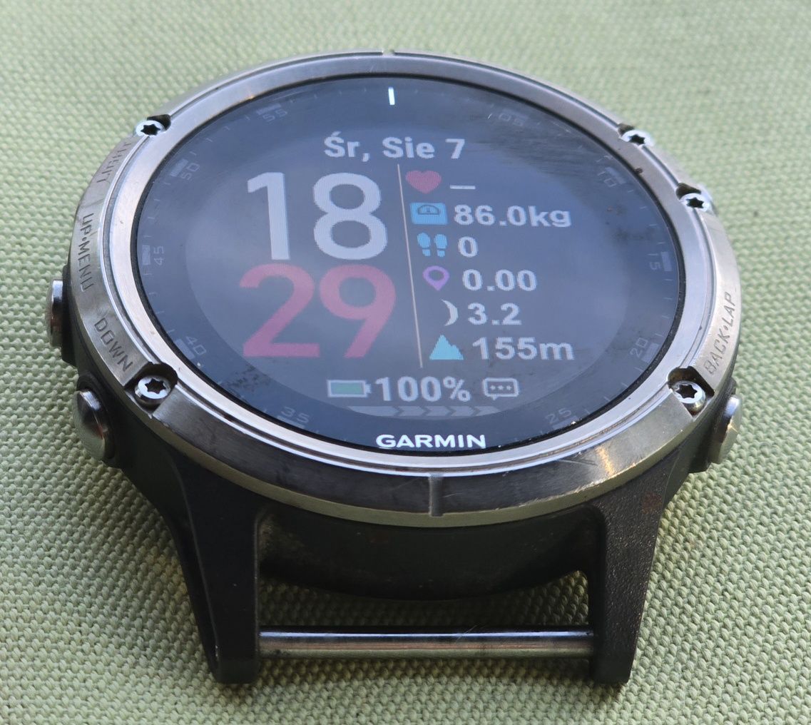 Zegarek Garmin fenix 5 plus sapphire titanium