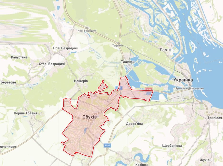 Квартира 1кім. Подобово м. Обухів, р-н Піщана.