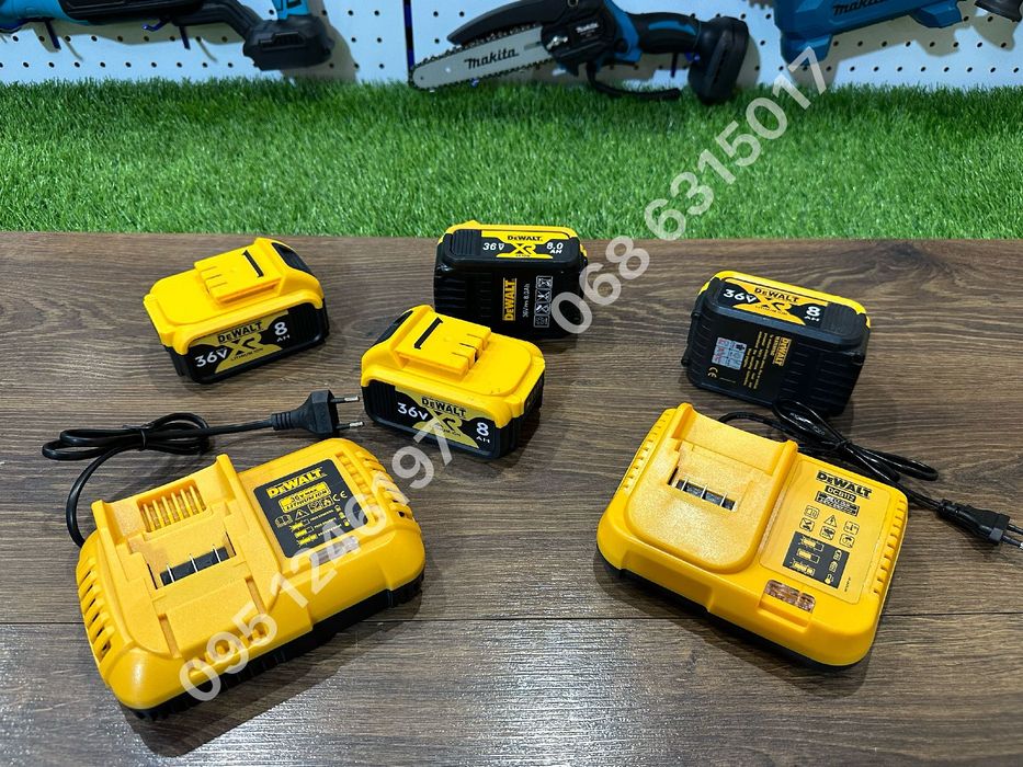 Makita DeWALT Аккумулятор и зарядные устройства 12-48V 1-9Ah Зарядка