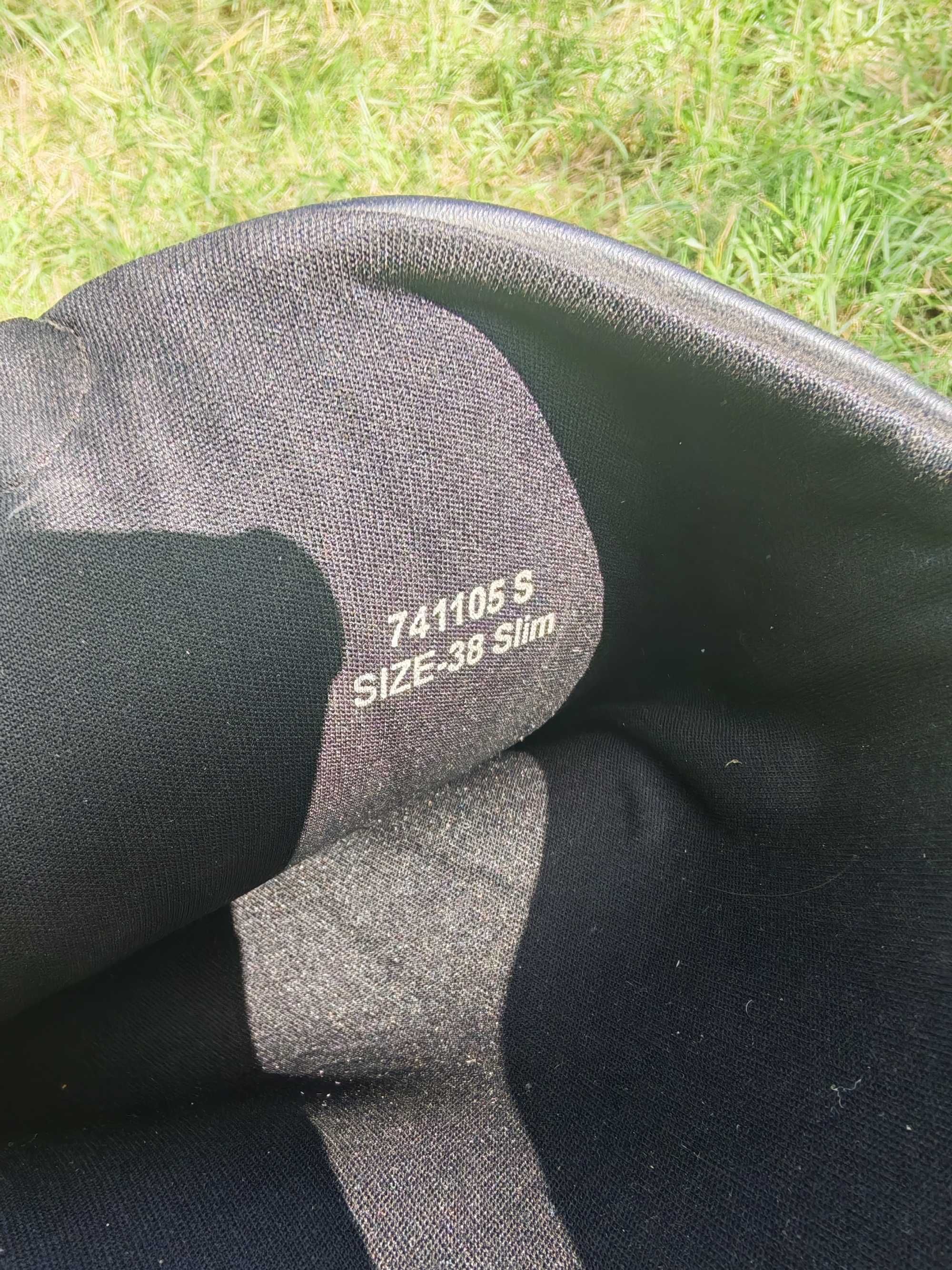 Oficerki jeździeckie 38 slim z syntetycznej skóry