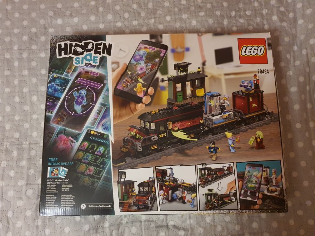 Pociąg LEGO Hidden Side Ekspres widmo 70424+GRATIS GAZETKA HIDDEN SIDE