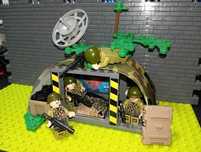 Zestaw Militarna Baza Wojskowa + 5 Figurki Żołnierzy USA jak LEGO Cobi