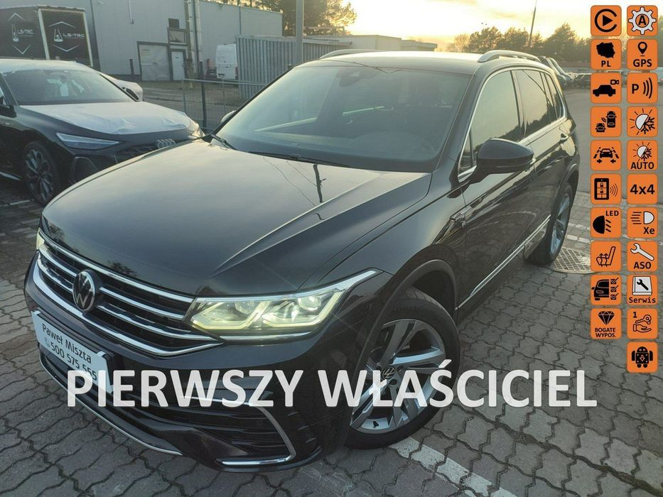 Volkswagen Tiguan Krajowy fv23 4x4 kamery 360