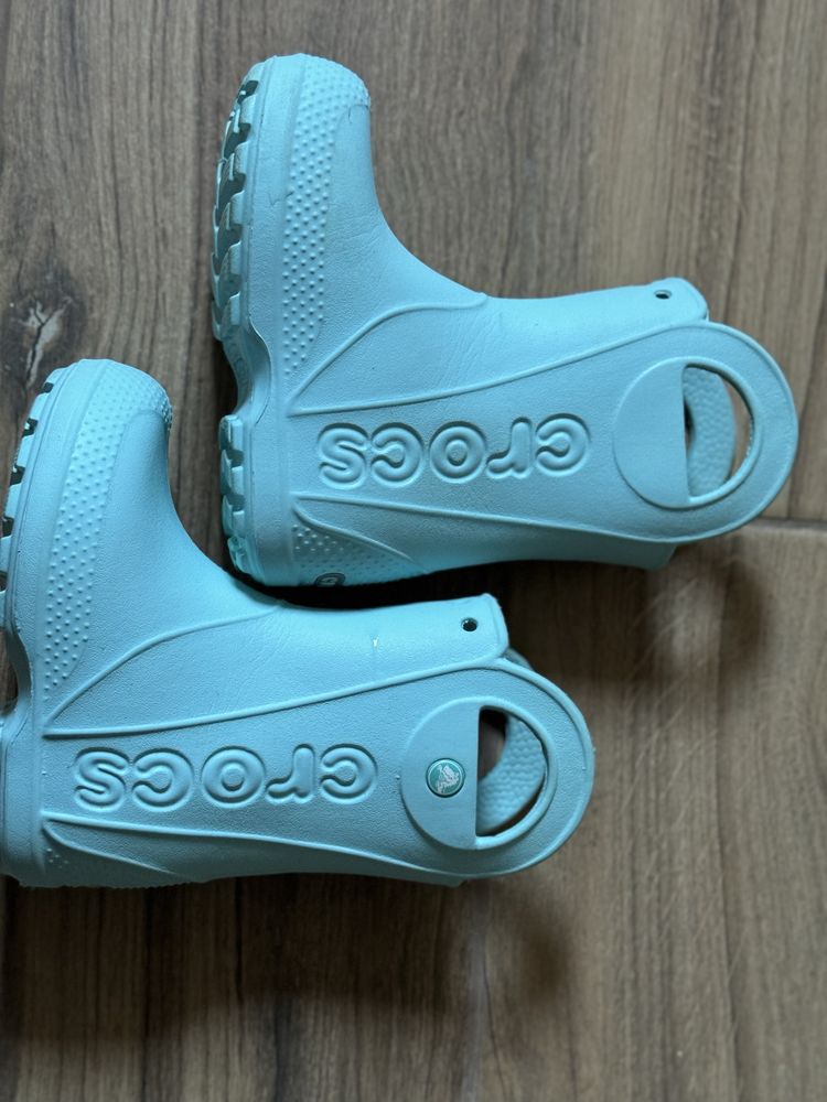Crocs c8 резинові сапоги чоботи