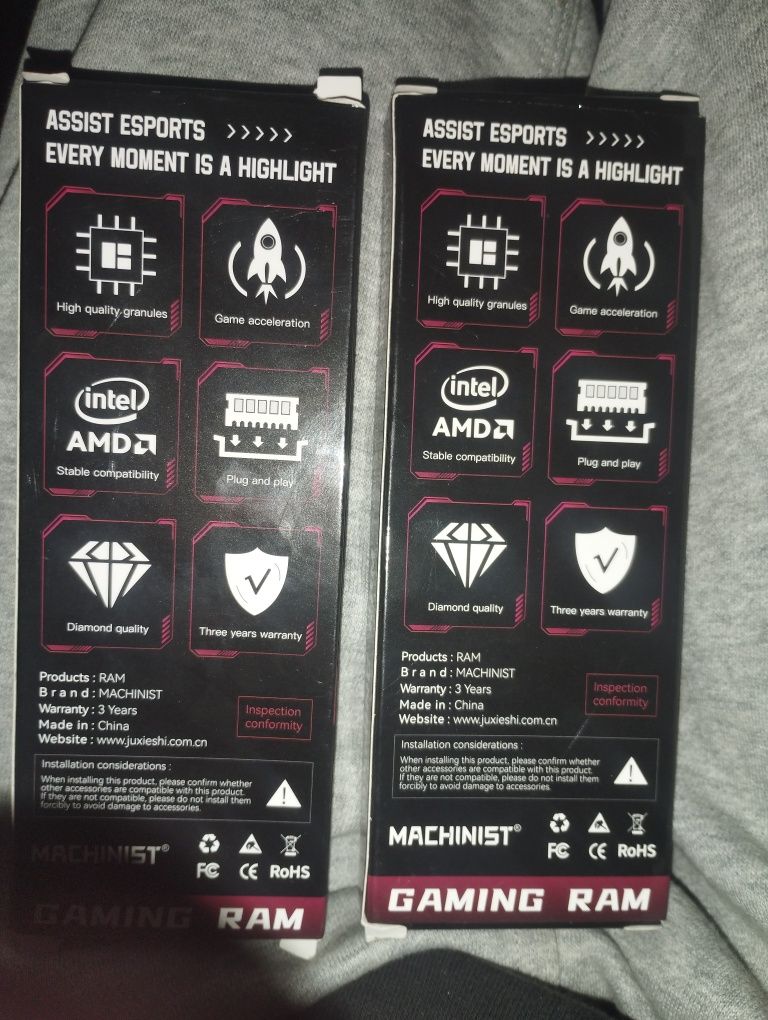 Ram machinist e- sports
