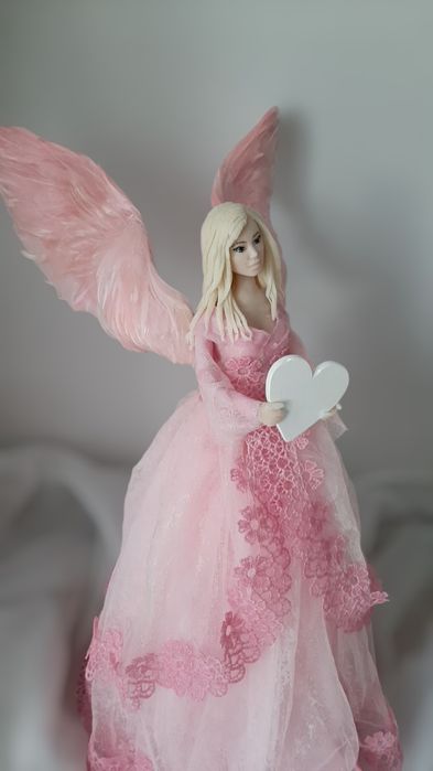 Anioł stróż ,  powertex, prezent, święta Bożego Narodzenia, handmade