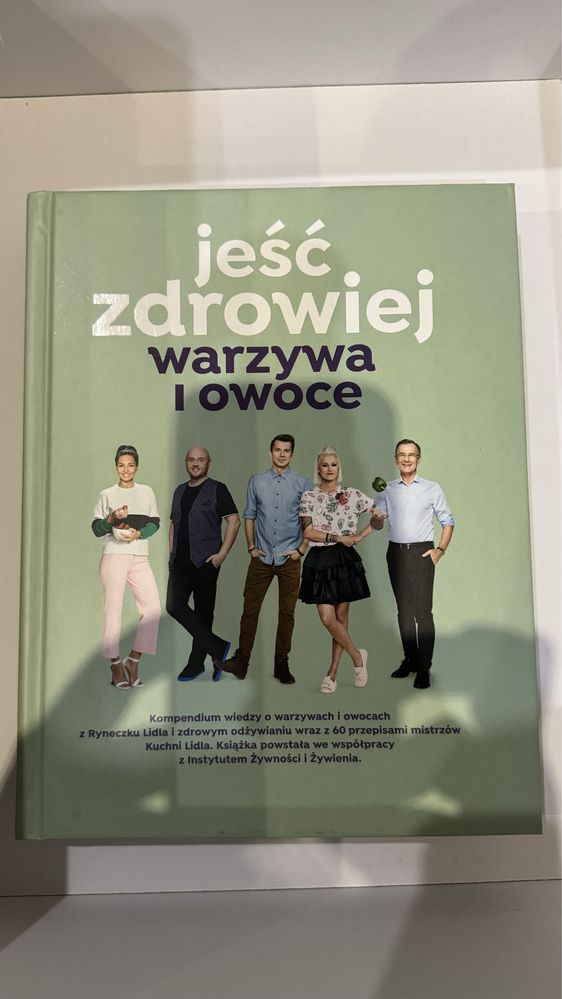 Ksiązka jeść zdrowiej warzywa i owoce