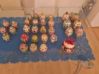 jaja wielkanocne 31 szt handmade różne rozmiary