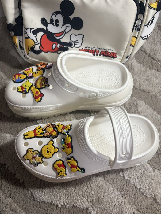Женские Crocs ОРИГ crush mega ( сабо ) раз.36/23 см. ИДЕАЛ