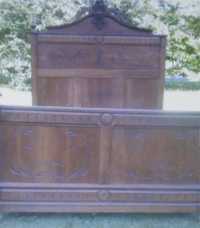 Łóżko z końca XIX wieku, odrestaurowane zabezpieczone okazja