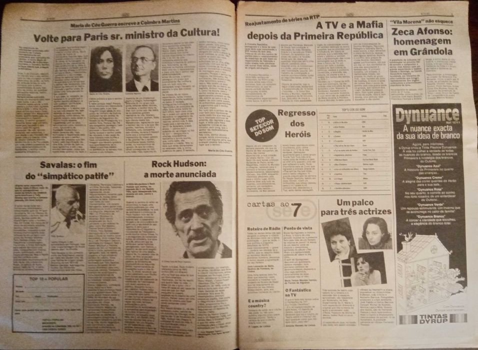 José Afonso	- - -		Se7e - nr. 383	- - - - -	Jornal