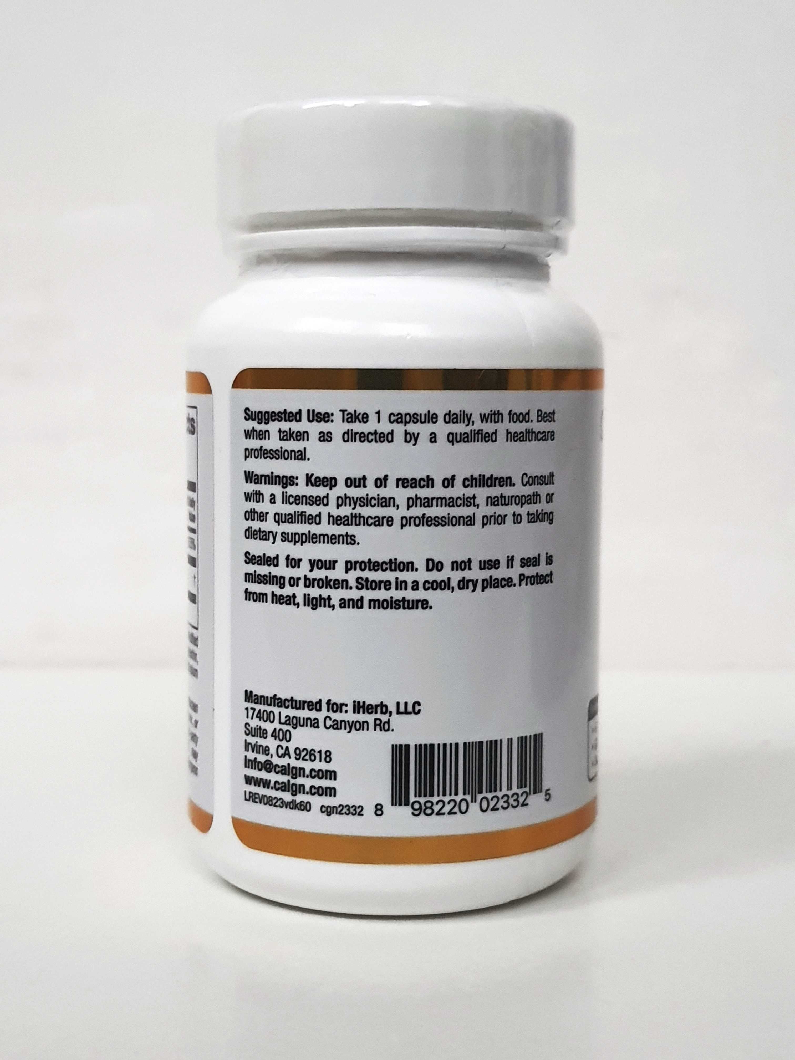 Вітамін D3 + K2 California Gold Nutrition, 60 капсул