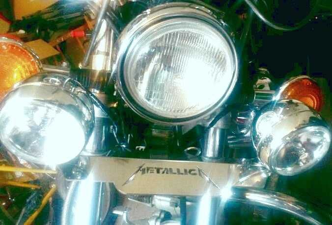 Lightbar lampy daszki poprzeczka Yamaha Virago 125, 250, 535, 1100