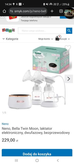 Laktator Neno bella twin moon