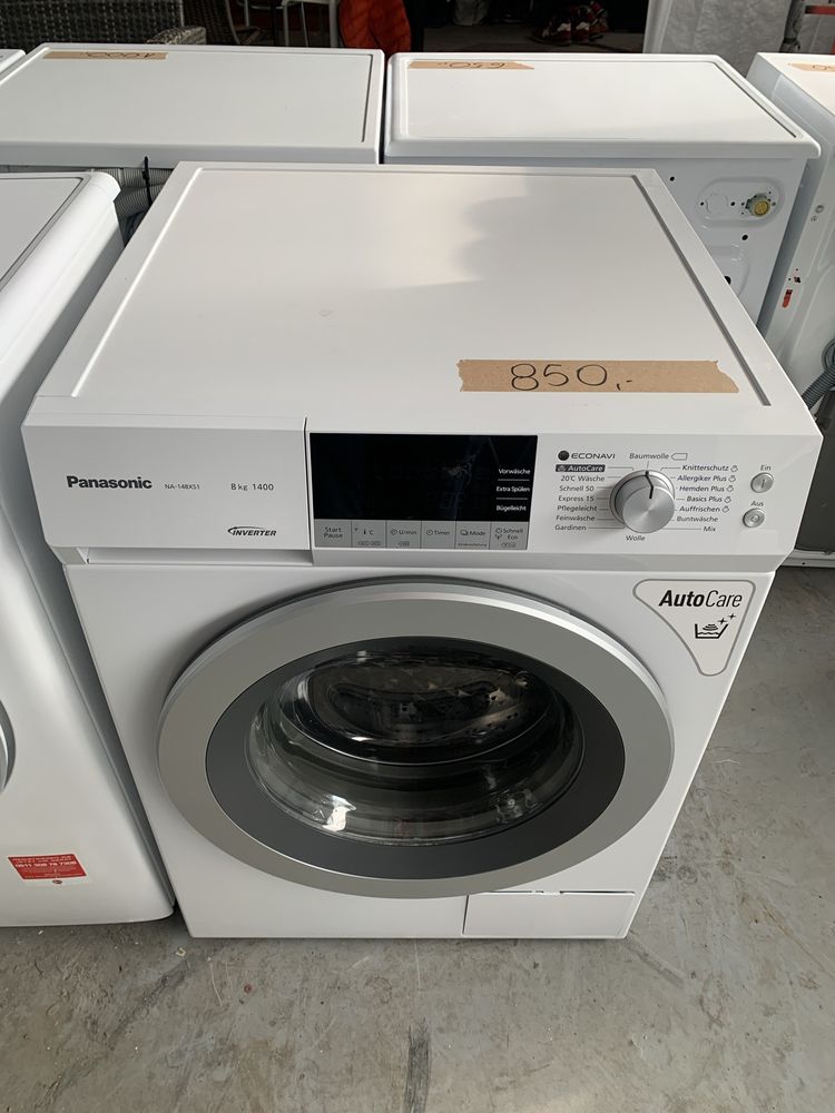 Pralka Panasonic 8kg 1400 obr 6 miesiecy gwarancji transport gratis