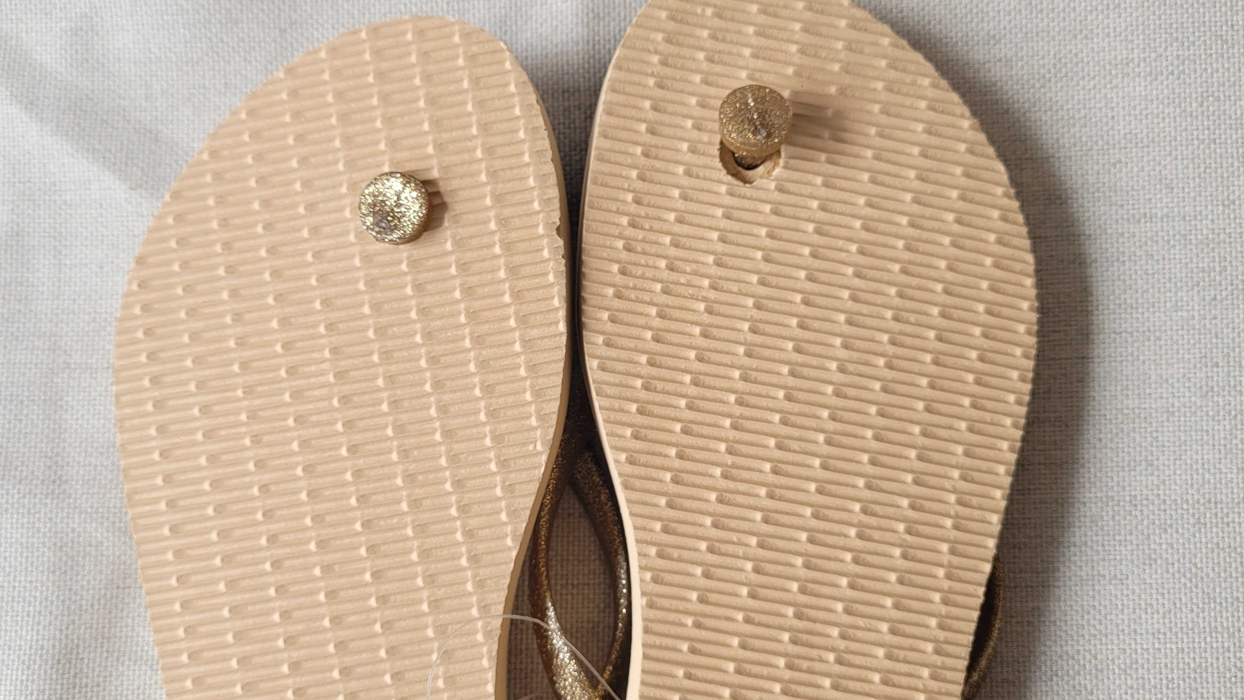 Havaianas Senhora Slim Gloss Dourado - Novas T.41/42