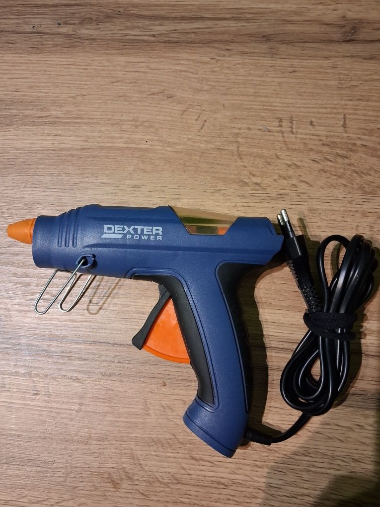 Pistolet do kleju na gorąco DEXTER POWER – jak nowy!