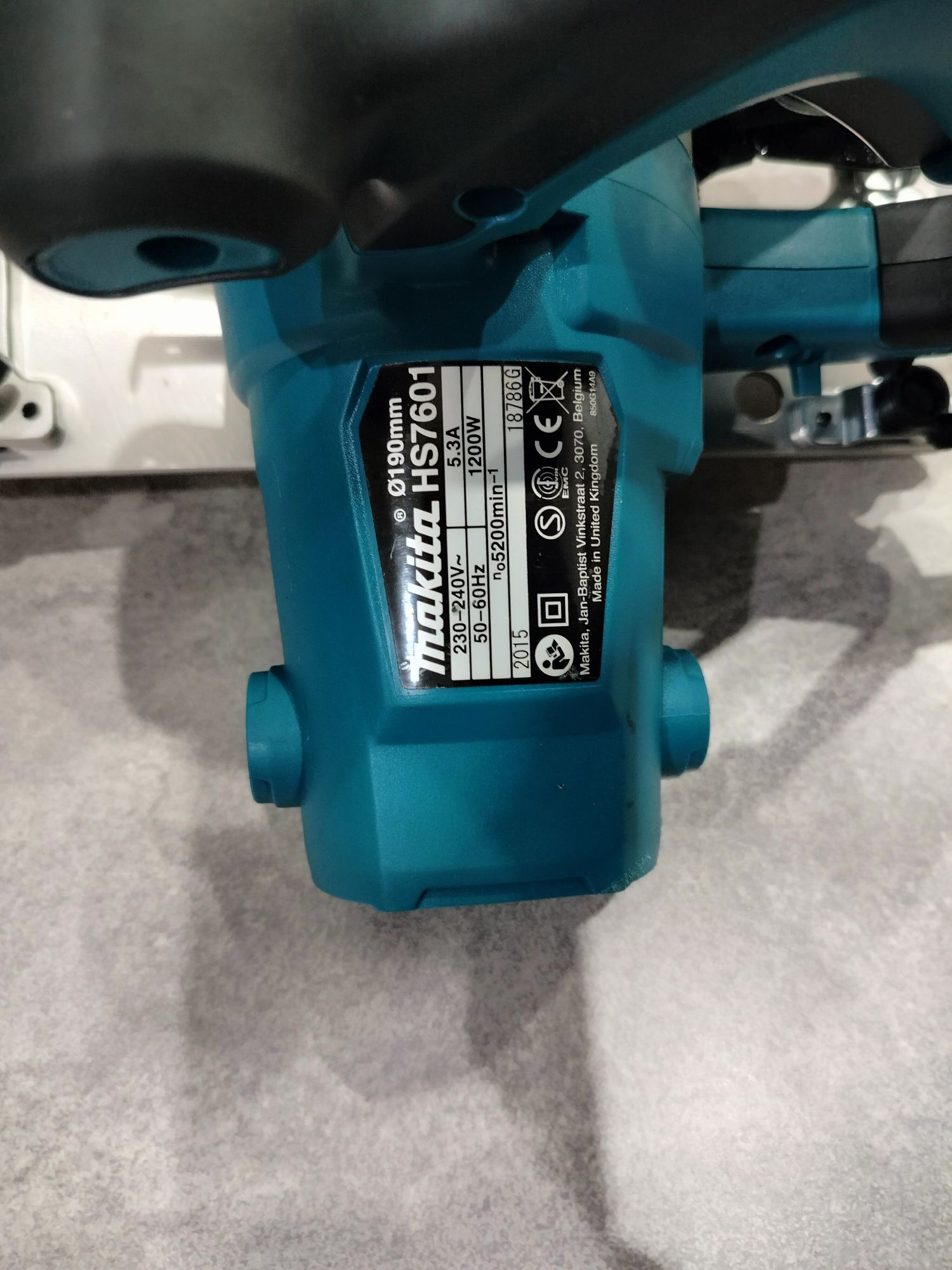 Piła Tarczowa Makita HS7601 + Makpac 4