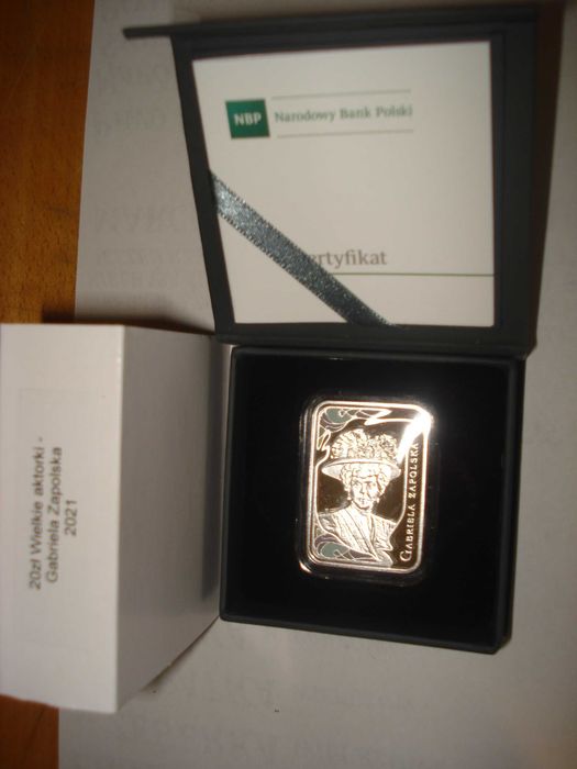 20zł WPA G. Zapolska moneta kolekcjonerska 2021