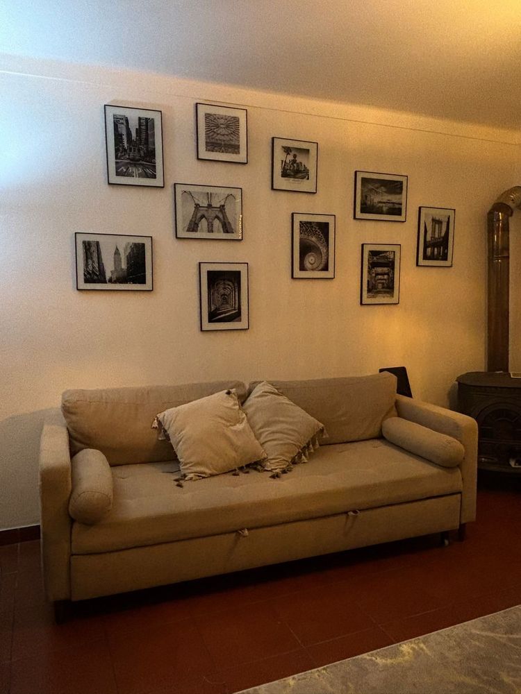 sofá 3 lugares chaise longe