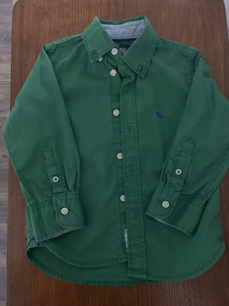 Chlopieca koszula soczysta zielen firmy H&M