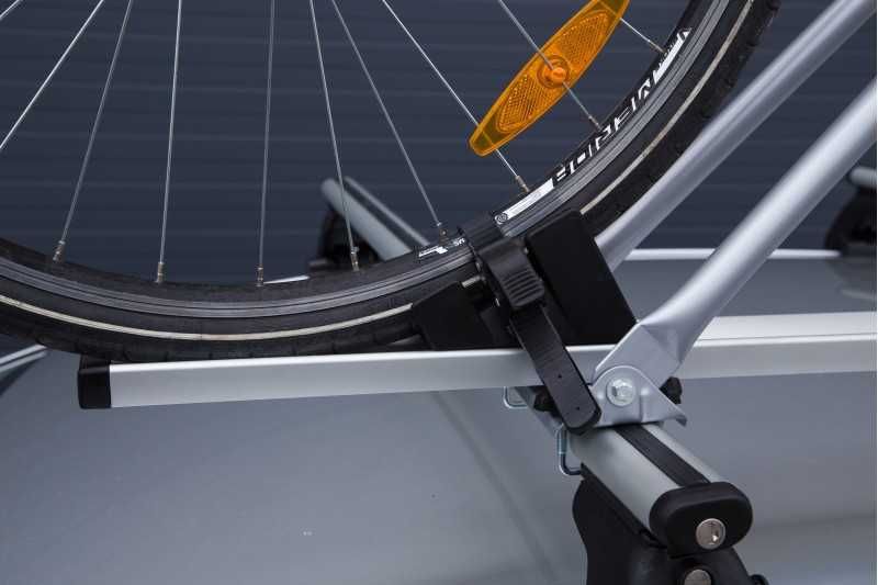 Bagażnik rowerowy uchwyt na dach na rower aluminiowy zamek AMOS TOUR