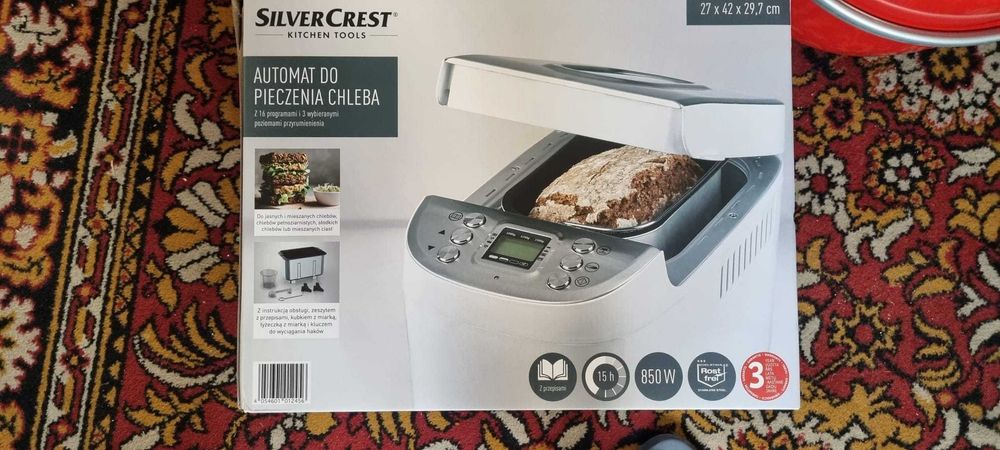 SILVERCREST® Automat do pieczenia chleba i
robienia dżemu SBB 850 E1