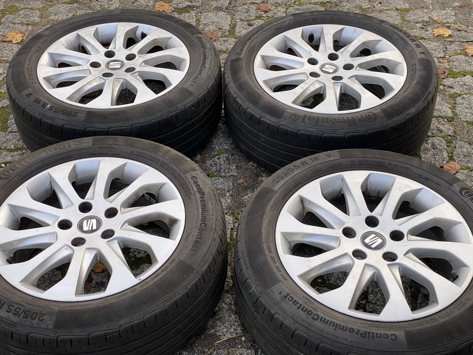 5x112 Seat Leon 5F Altea Exeo  205/55 R16 opony alufelgi