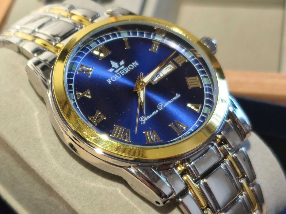 Piękny zegarek kwarcowy a'la Rolex President NOWY na prezent 69 zł